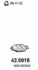 ASSO 42.0016 Catalytic Converter